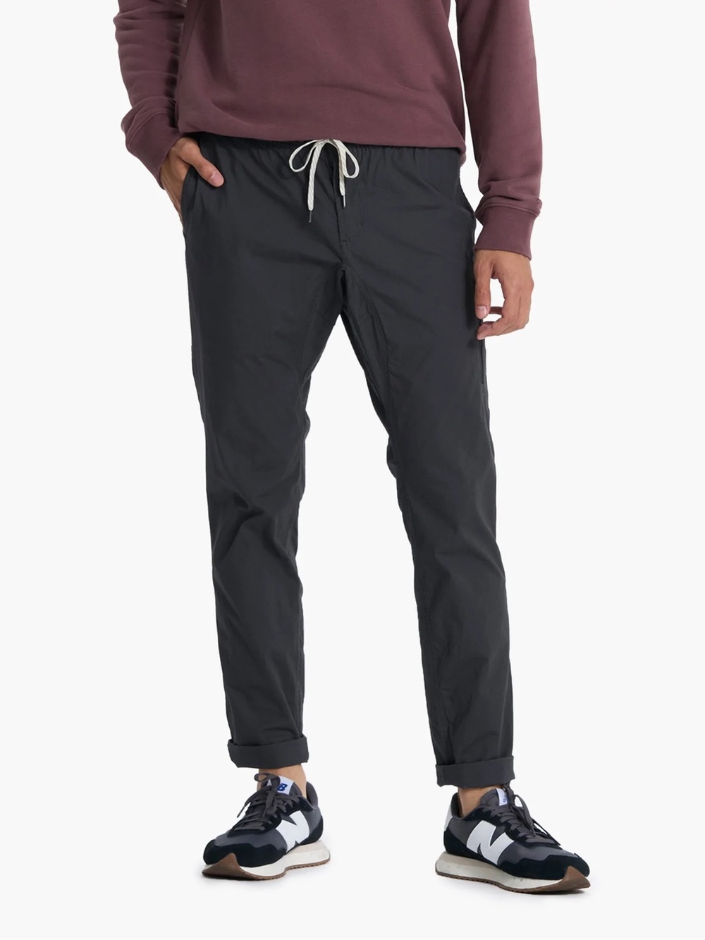 NWT Vuori Ripstop Pant in Charcoal
